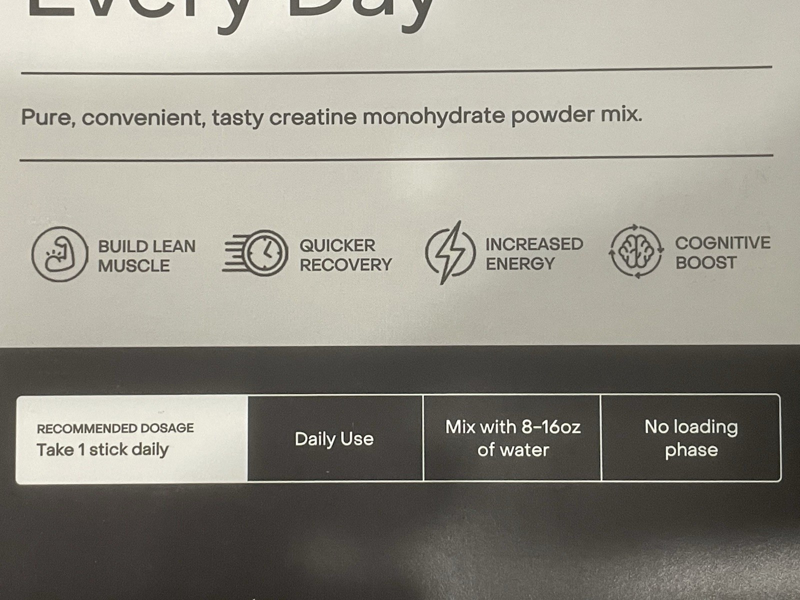 (2) Create – Single Serve Creatine Monohydrate Powder – 5.4g – 60 STICKS 5.71 Oz