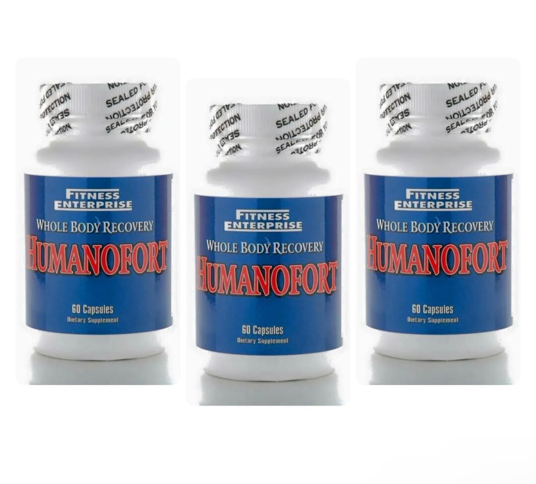 FREE SHIPPING 3 Pack of Humanofort by Fitness Enterprise Authorized Retailer
