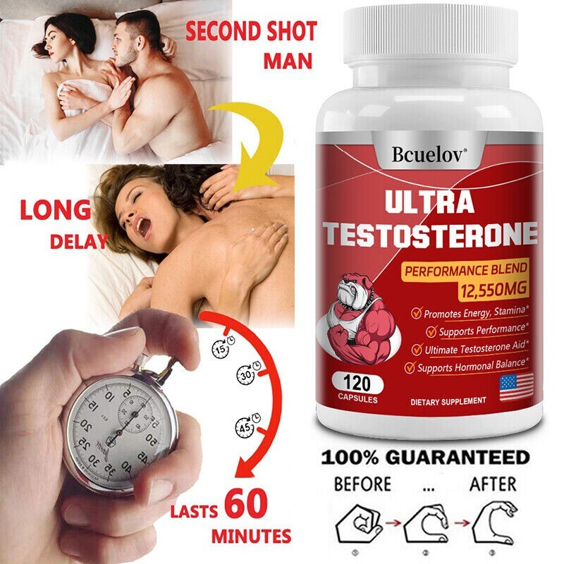 Male testosterone booster to promote muscle growth and increase muscle strength