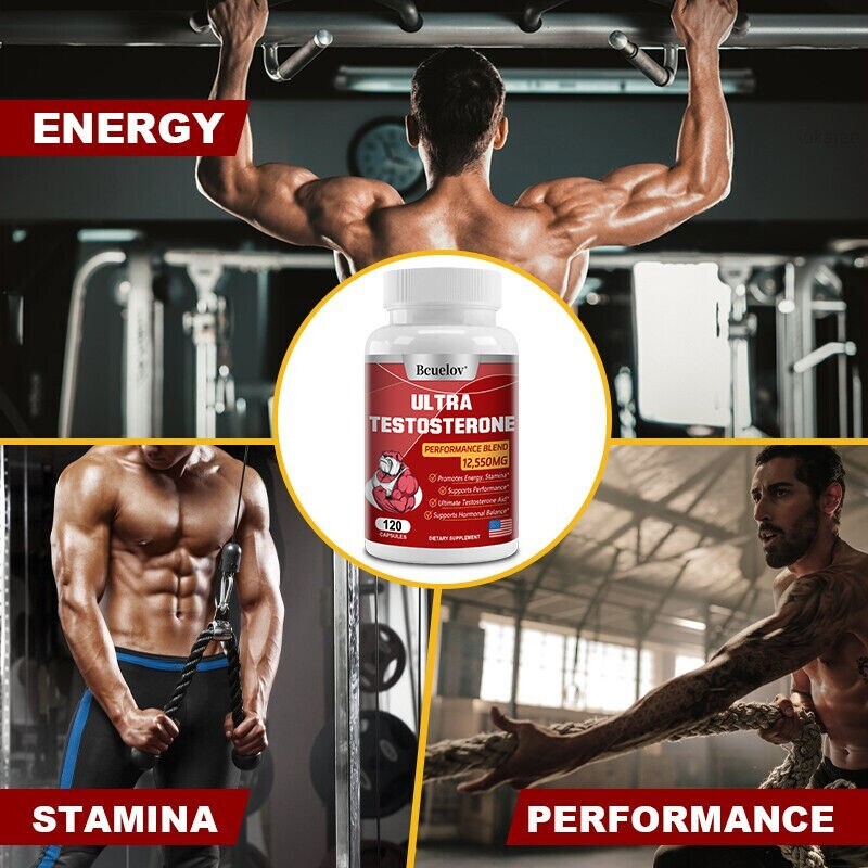Male testosterone booster to promote muscle growth and increase muscle strength