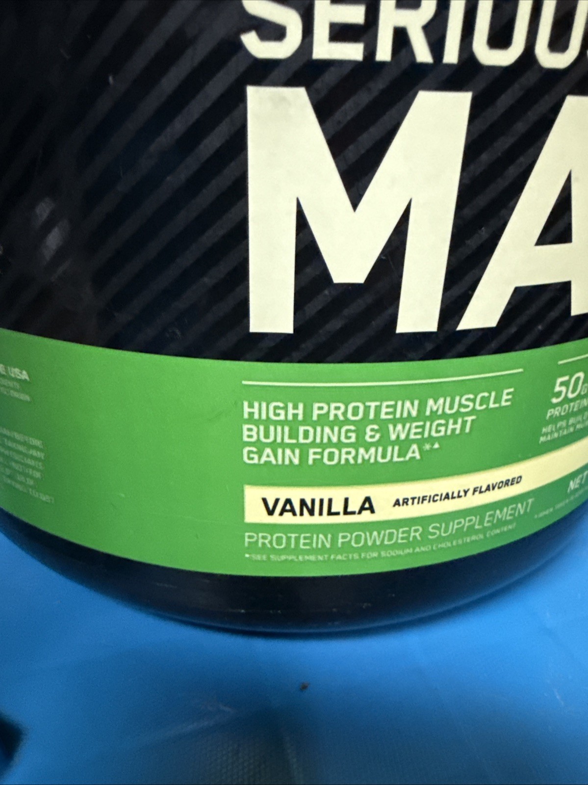 Optimum Nutrition Serious Mass™, Vanilla, 6 lb Protein Powder Expires 8/2025