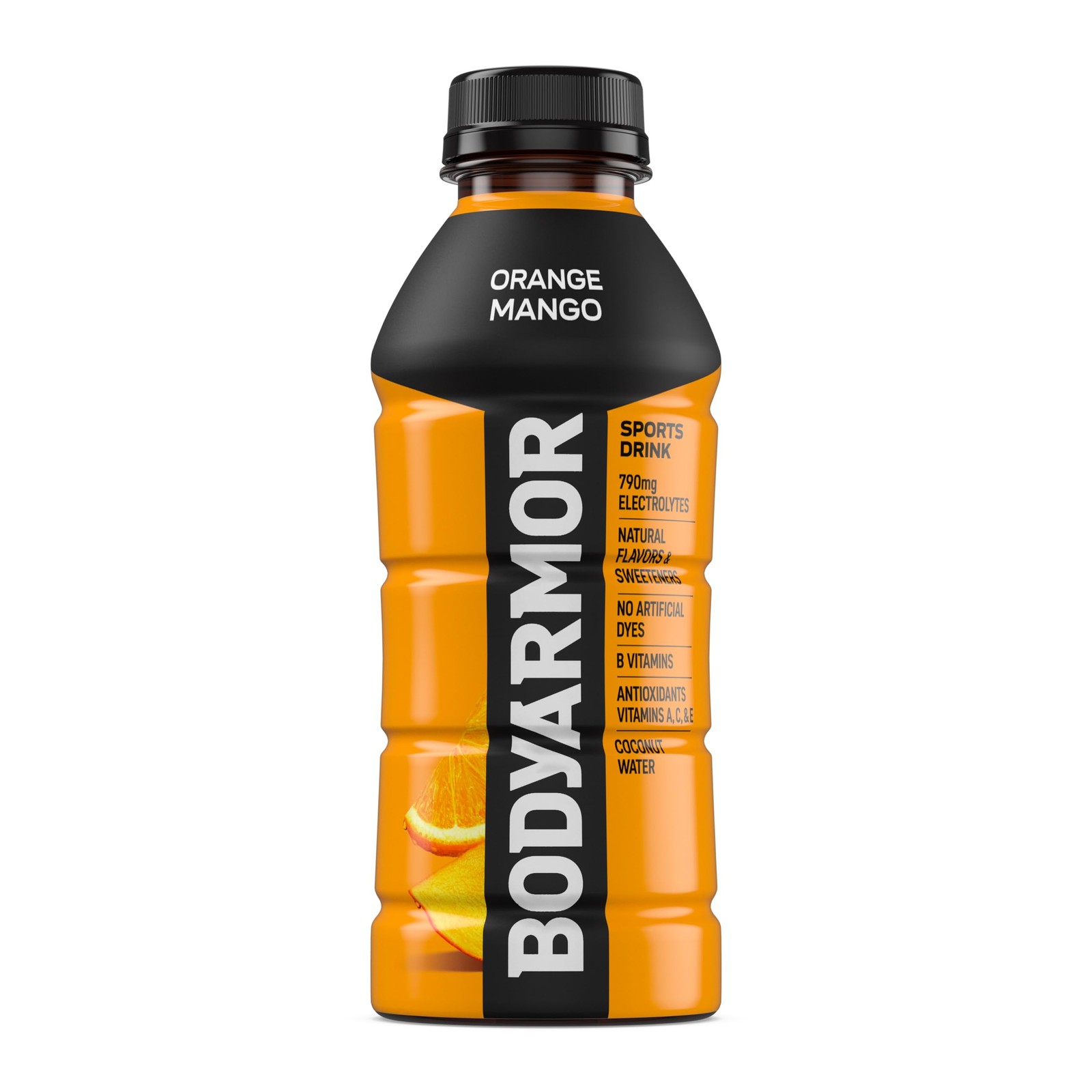 BODYARMOR Sports Drink Beverage, Orange Mango, 16 Ounce (Pack of 12)