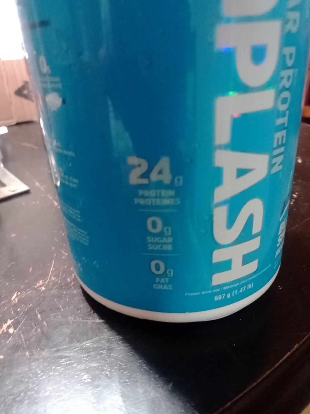 Splash Clear Protein Whey Isolate Powder Blue Raspberry