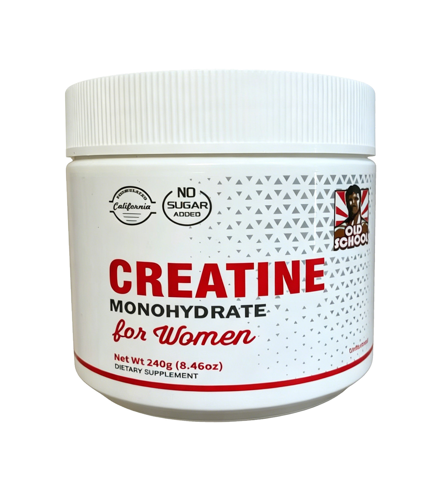 Old School Labs Creatine Monohydrate for Women 243g/8.57oz 30 Servings – BOOTY