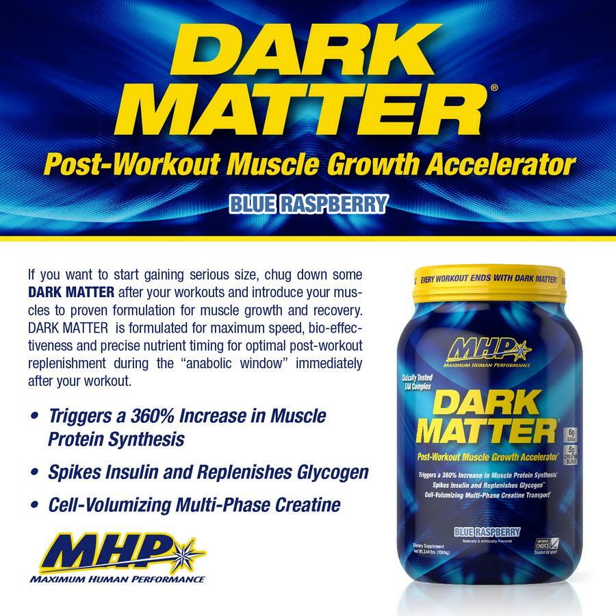 MHP DARK MATTER Post-Workout Muscle Recovery EAAs Creatine 3.44 LB 20 Servings