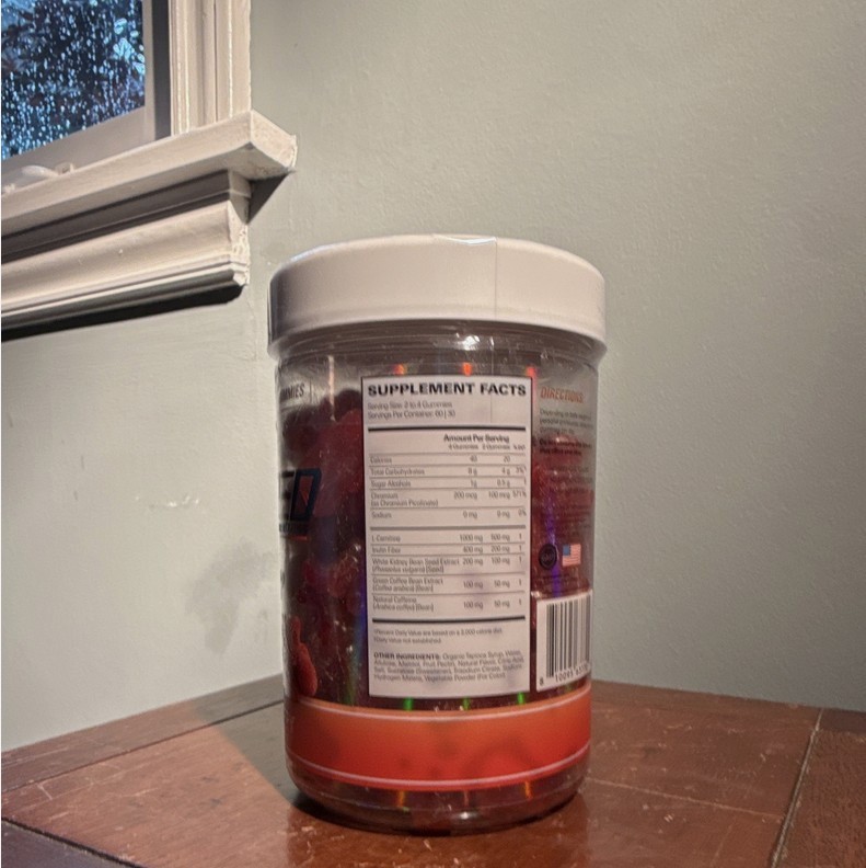 EHP Labs OxyShred Gummies Juicy Strawberry Thermogenic Gummies 120 Count