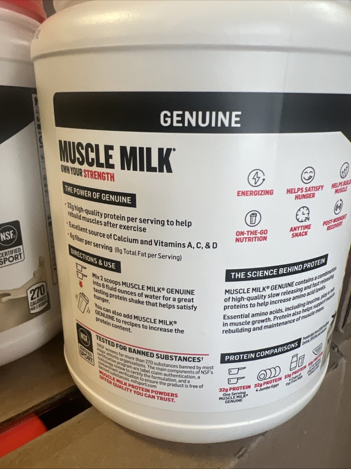 2 Muscle Milk Ultimate Lean Muscle Protein Powder Vanilla Crème 1.93lb BB 7/2026