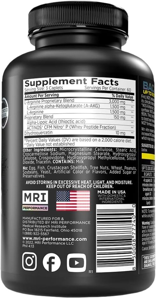NO2 Nitric Oxide Capsules – Cardiovascular Support