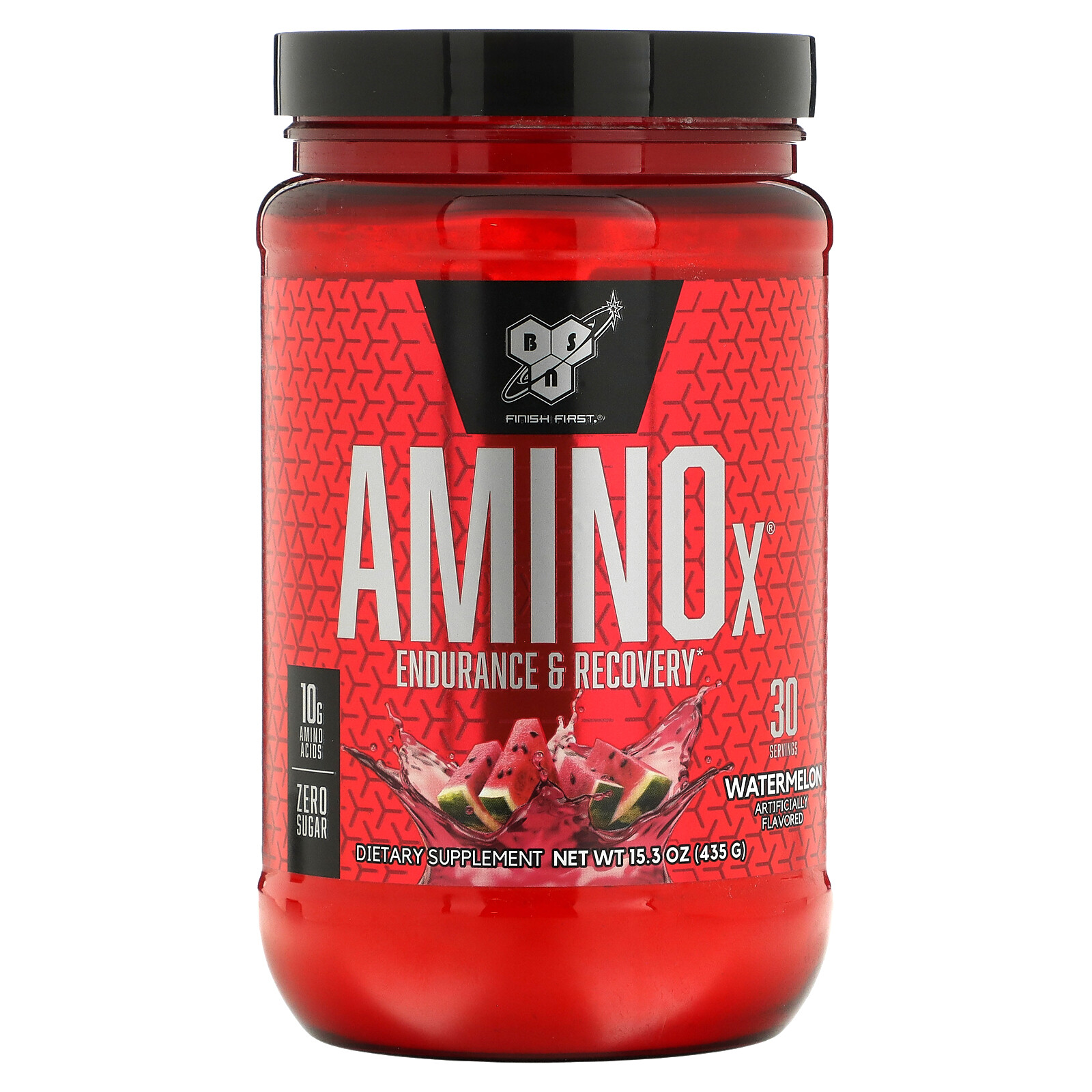 BSN Amino X Effervescent BCAA Formula Watermelon 15 3 oz 435 g GMP Quality