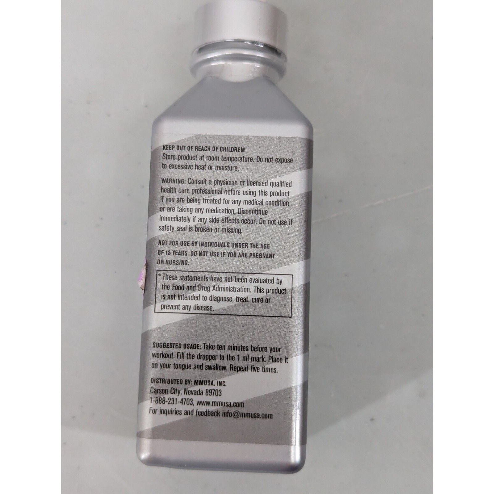 New Sealed MM USA ATP+ Creatinol Serum Pre-Workout 5.1 fl oz Cherry EXP 11/2026