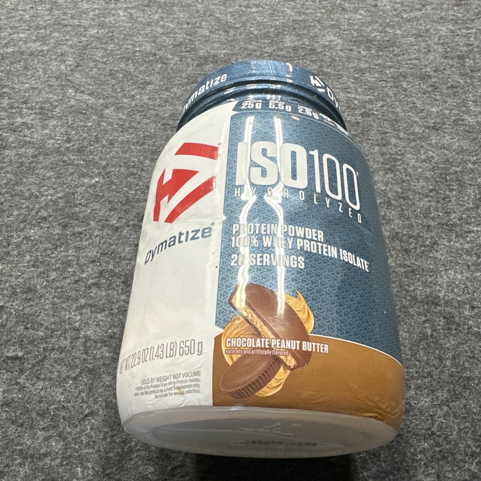 DYMATIZE ISO100® Hydrolyzed Protein Isolate Chocolate Peanut Butter 20 Servings