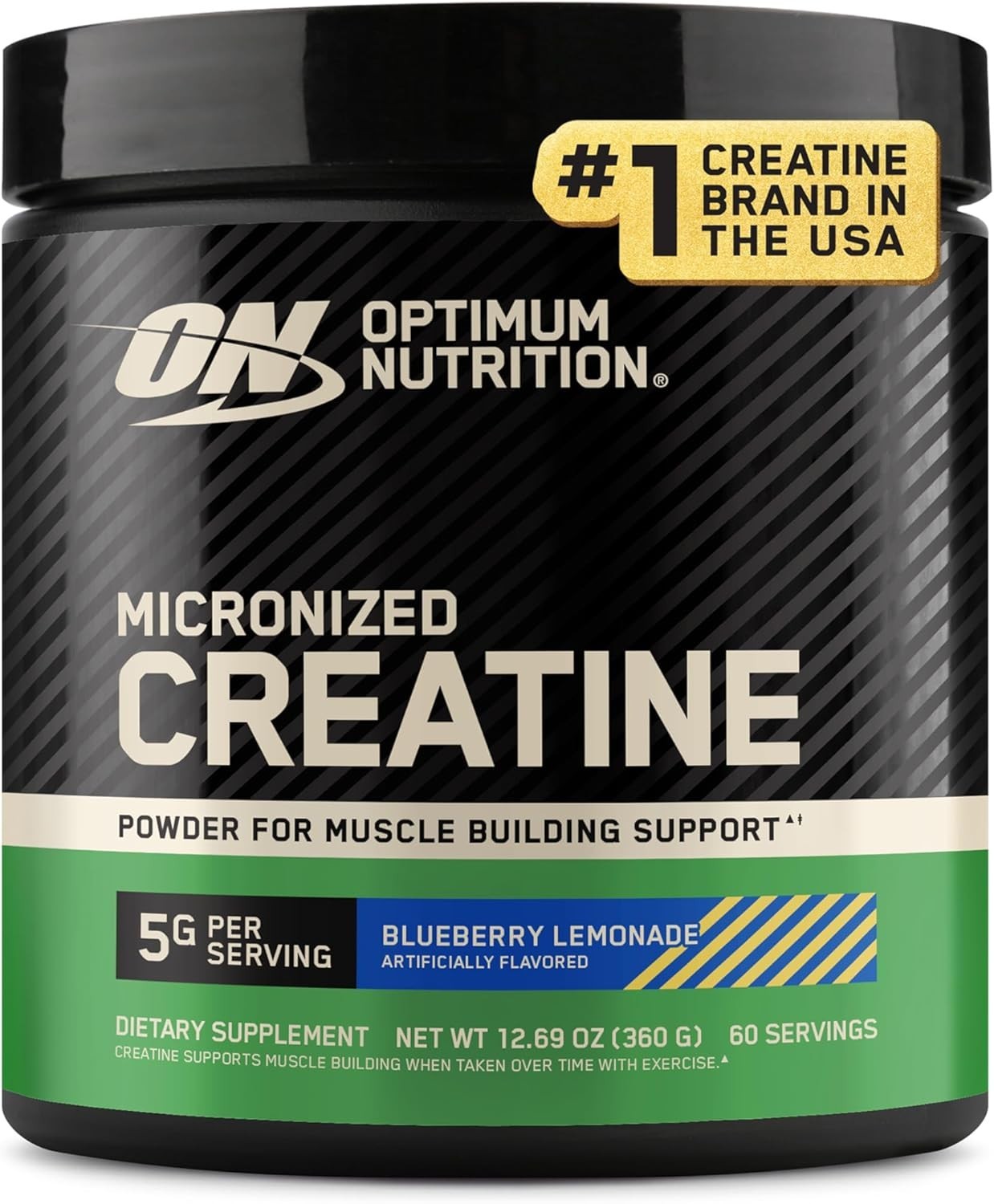 Creatine Monohydrate Powder Blueberry Lemonade 60 Servings 360g Micronized Gl…