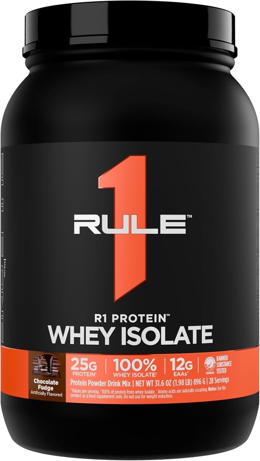RULE ONE R1 WHEY PROTEIN | RULE 1 | ISOLATE HYDROLYSED | BCAA | WPI | ZERO SUGAR