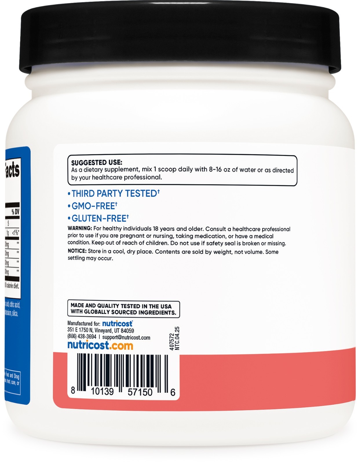 Nutricost BCAA Powder (Watermelon) 60 Servings