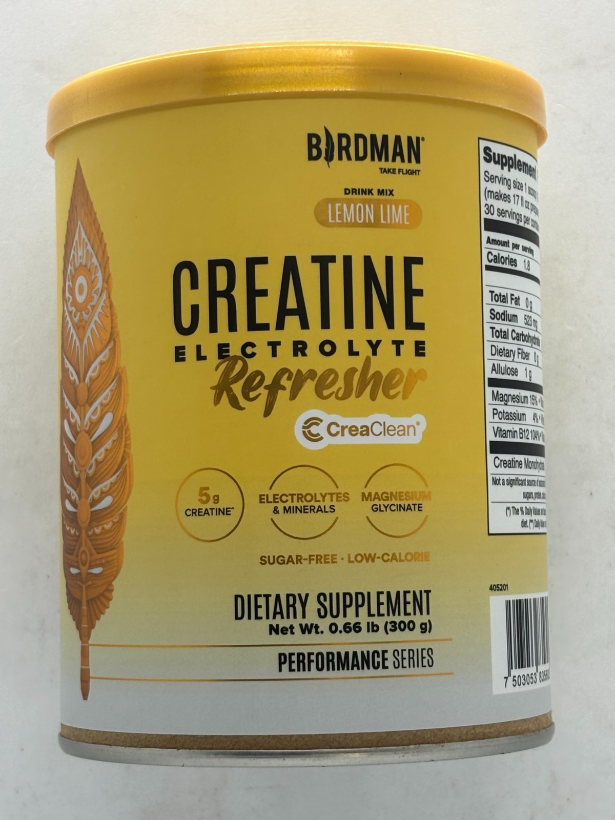Birdman Creatine Performance Series .66LB, Best By 8/2027, FREE SHIPPING!