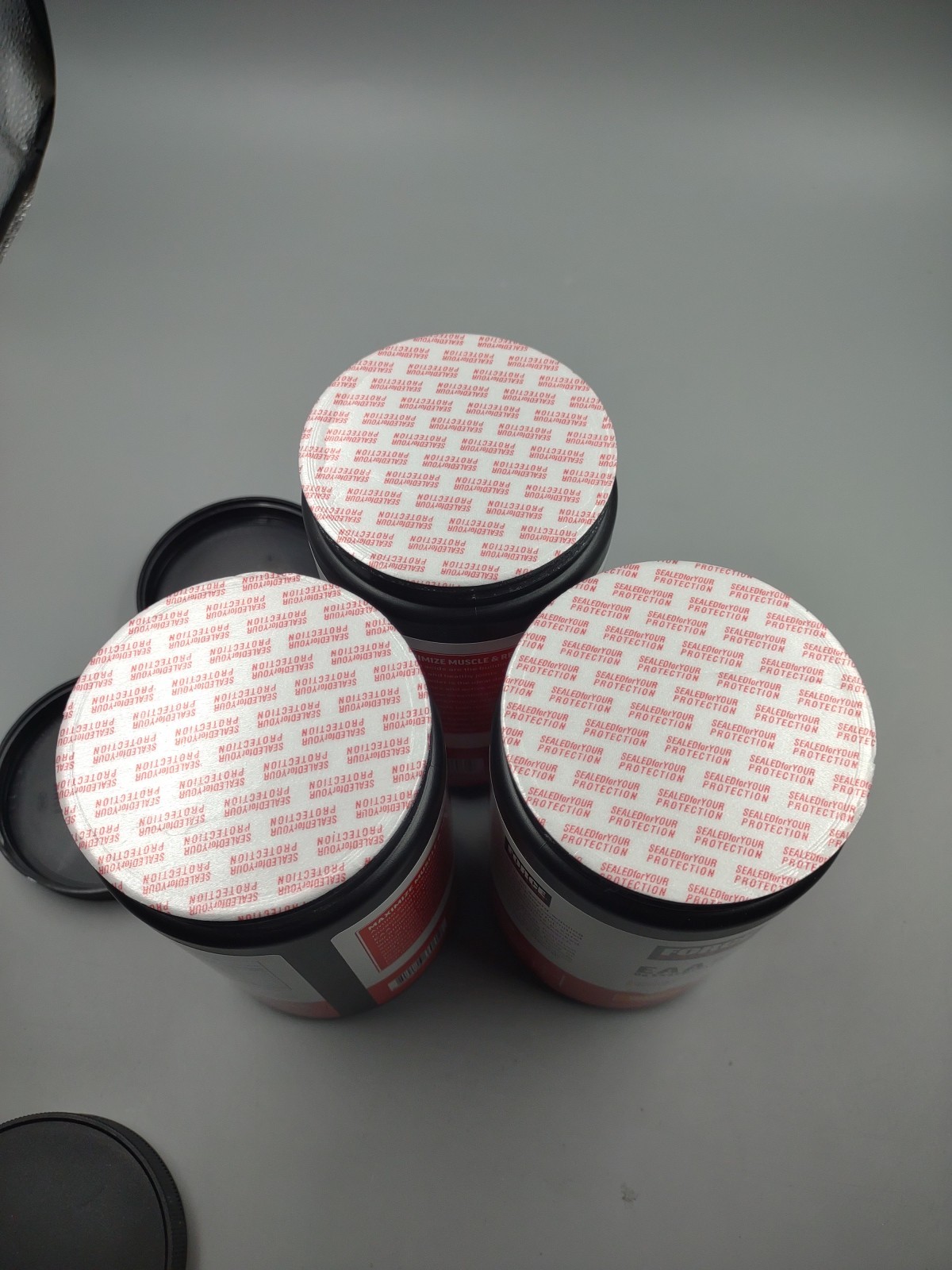 Lot Of 3 Force Factor EAA Powder ~ 10.4oz/30 Servings ~ Orange Mango ~ Exp. 7/27