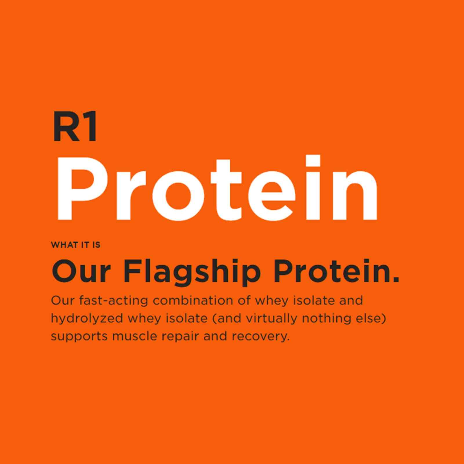 RULE 1 Protein 60 serv Dark Chocolate Whey Protein Isolate Hydrdolysate 4.3 lb