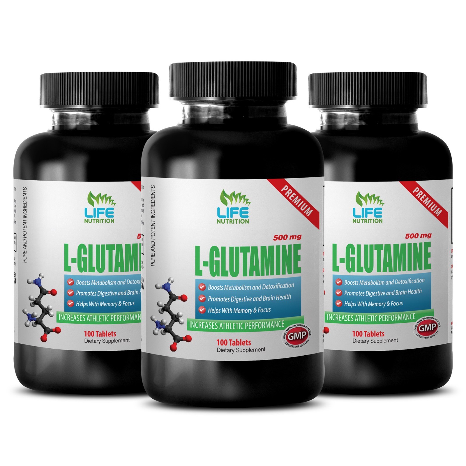 anti stress vitamin – PREMIUM L-GLUTAMINE 500mg 3B – intense exercise pills