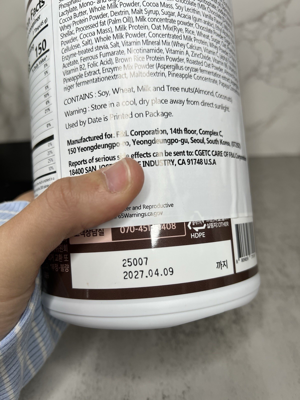 Flimeal Protein Shake Powder Chocolate 22.22oz 14 Serv Exp 04/2027