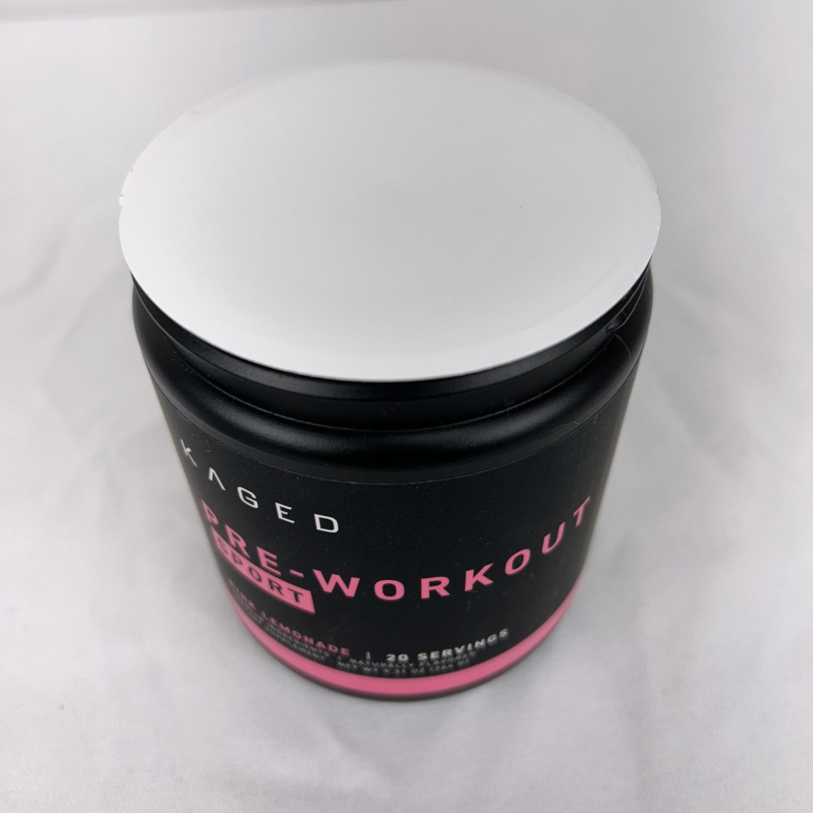 Kaged Pre Workout Sport Pink Lemonade 20 servings/ 9.31oz(264 g).