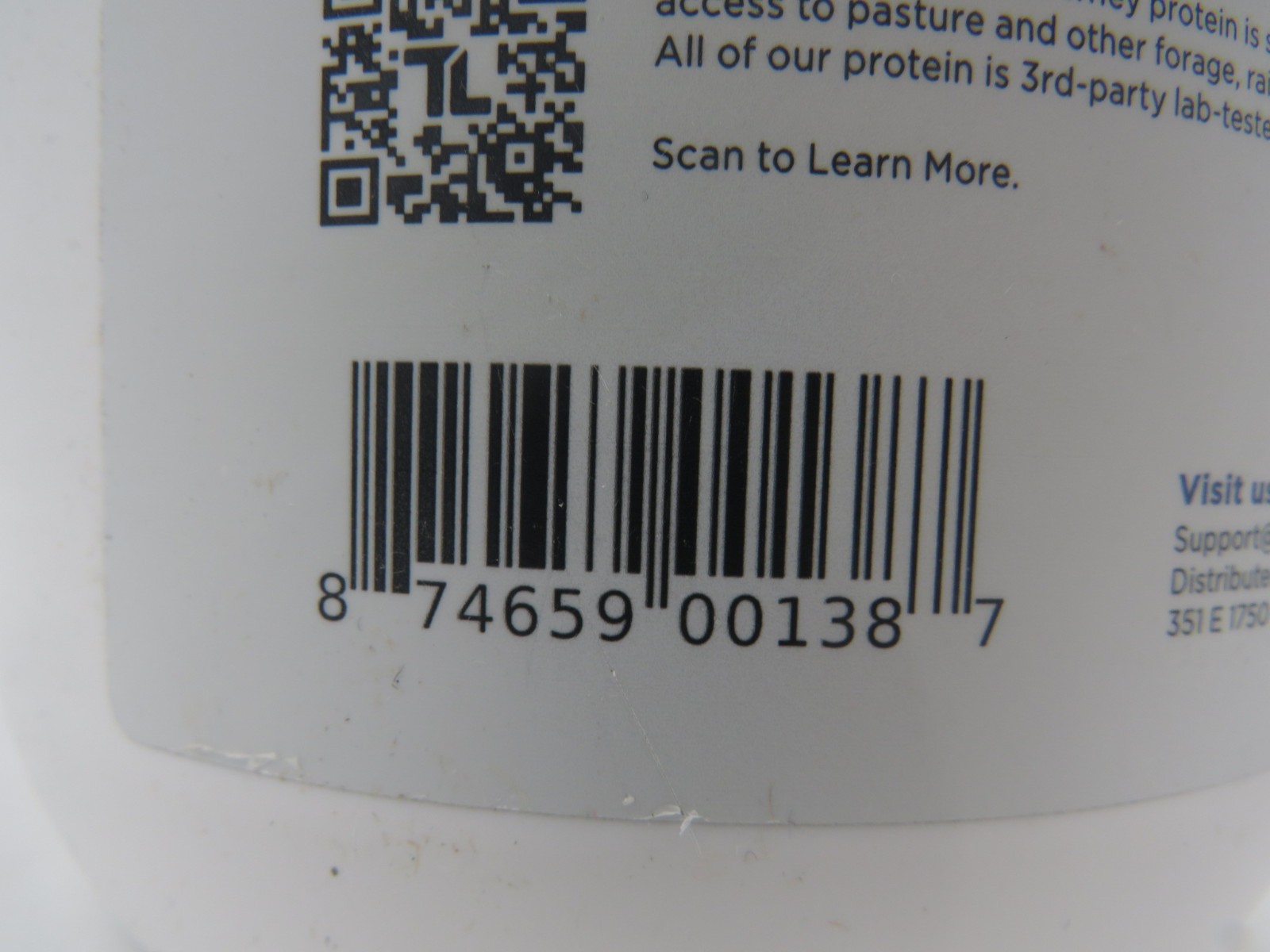 Transparent Labs Grass-Fed Whey Protein Isolate 2.31lb Milk Chocolate EXP 01/28