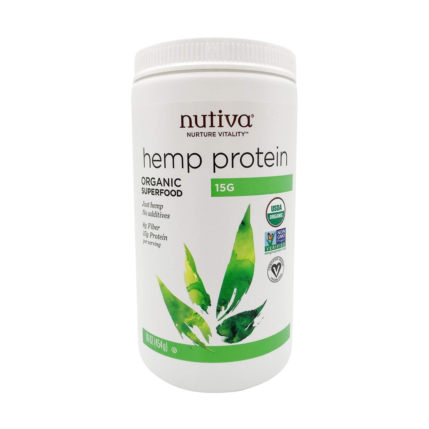, Hemp Protein, Organic 15G, 16 Fl Oz