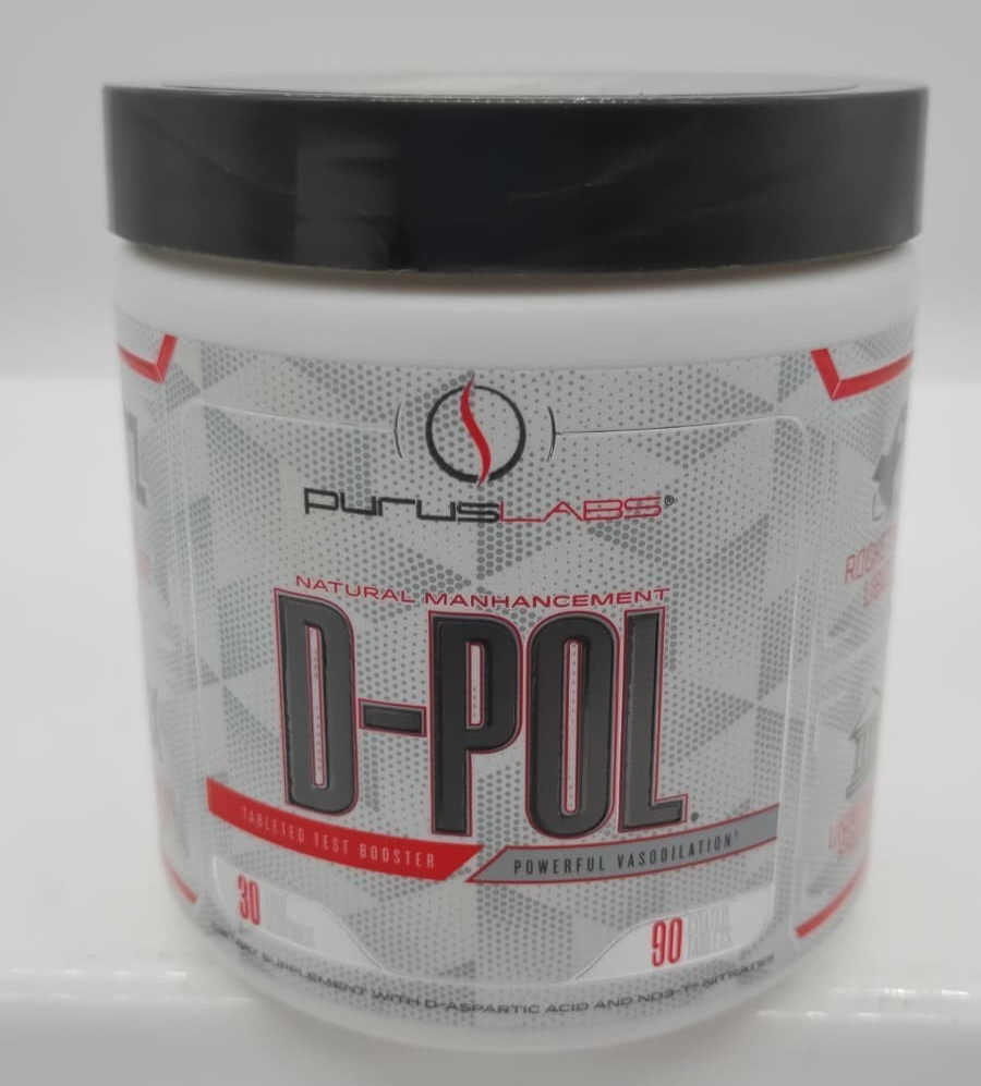 DPOL, STRONGEST TEST BOOSTER by Purus Labs D-POL – Build Lean Muscle – 90 Tabs