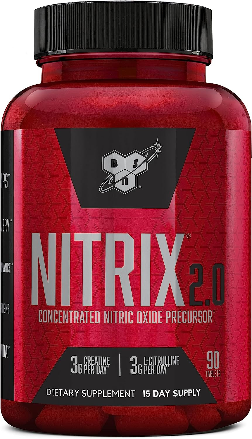 NITRIX 2.0, Workout Supplement, Nitric Oxide Precursors, 3G Creatine, 3G L Citru