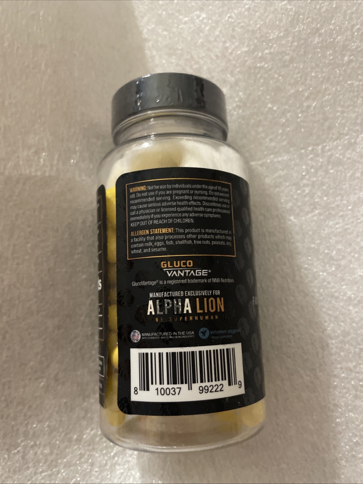 Alpha Lion Gains Candy, Fat Loss & Muscle Building, 60 Capsules Exp 06/2026