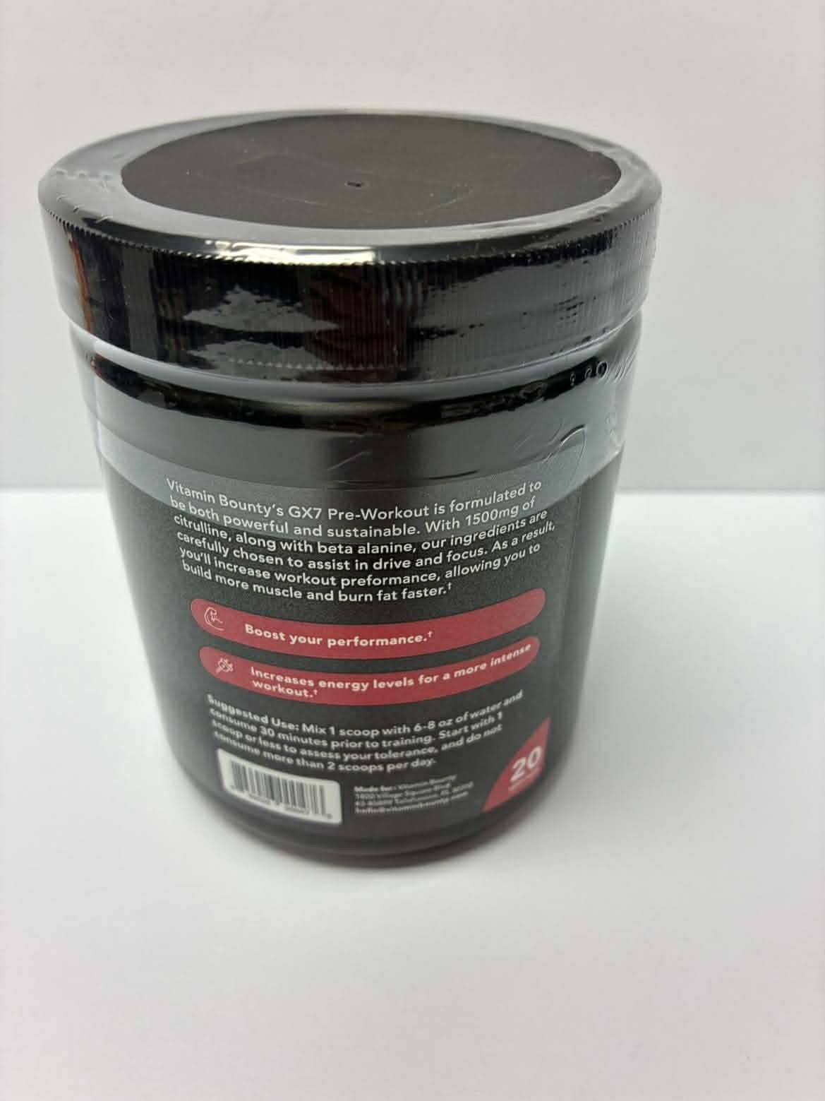 Gx7 Pre Workout Powder for Men – Pre Workout for Women EXP 5/2025