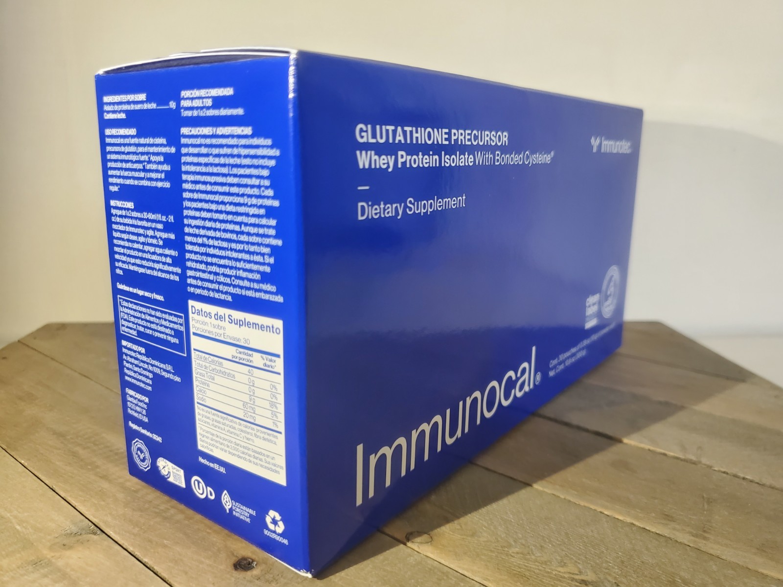 Immunocal Glutathione Precursor By Immunotec – 30 Pouches – Brand New!!