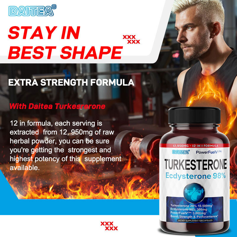 Turkesterone Supplement (Max Purity 98% Extract) Boost endurance and stamina