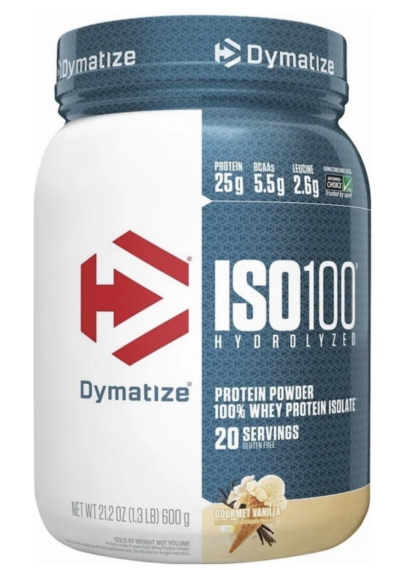 Dymatize ISO100 Hydrolyzed Whey Gourmet Vanilla 20 Servings
