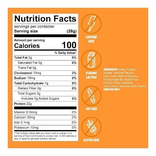 Seeq Clear Protein Powder – Mango Pineapple – 15 Servings – 14.8oz