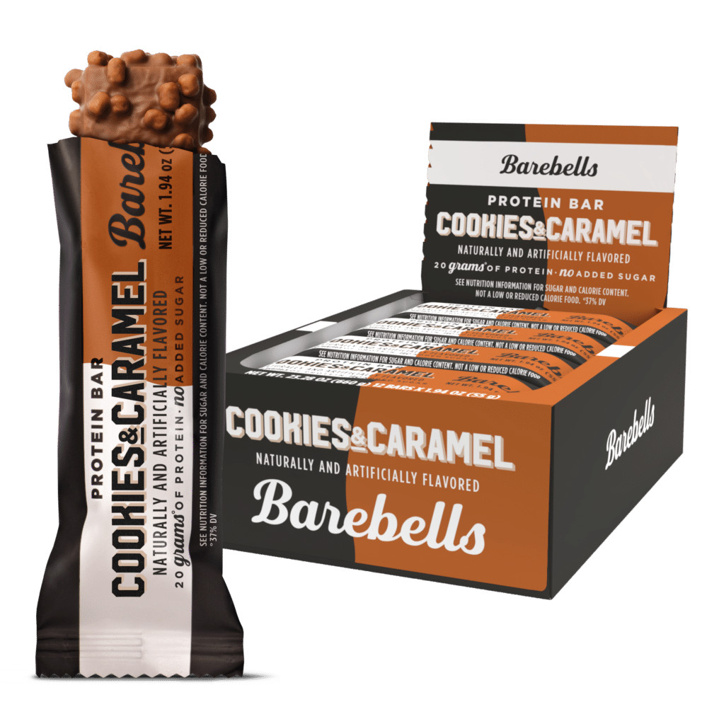 Barebells Protein Bar Cookies & Caramel 12 Bars Barebell Bar NEW!!