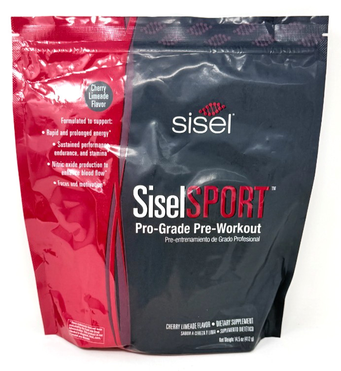 Sisel Sport Pre-Workout – Cherry Limeade – 30 Packets – EXP 11/27 New/Sealed