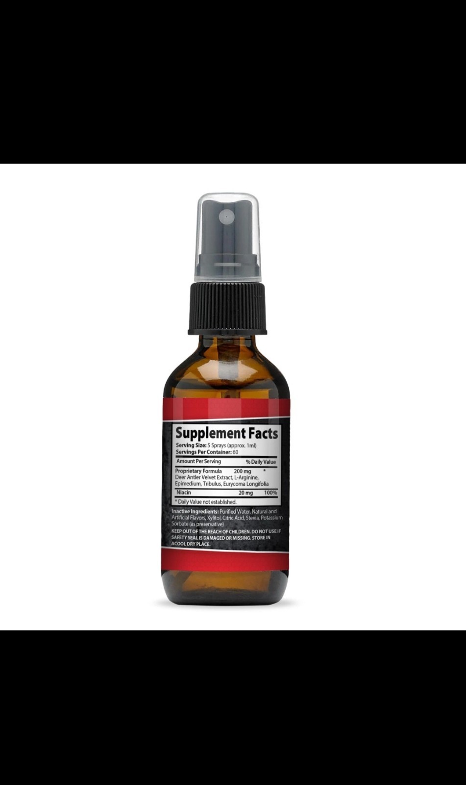 Deer Antler Spray Velvet Extract 2OZ