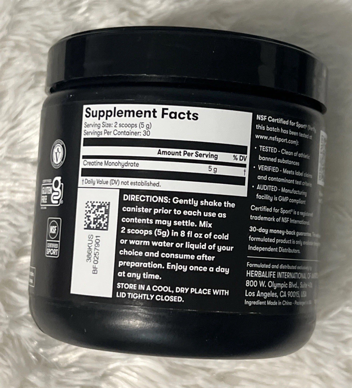 3X Herbalife Creatine Monohydrate 5.3oz Unflavored to Support Muscle Ex 3/27