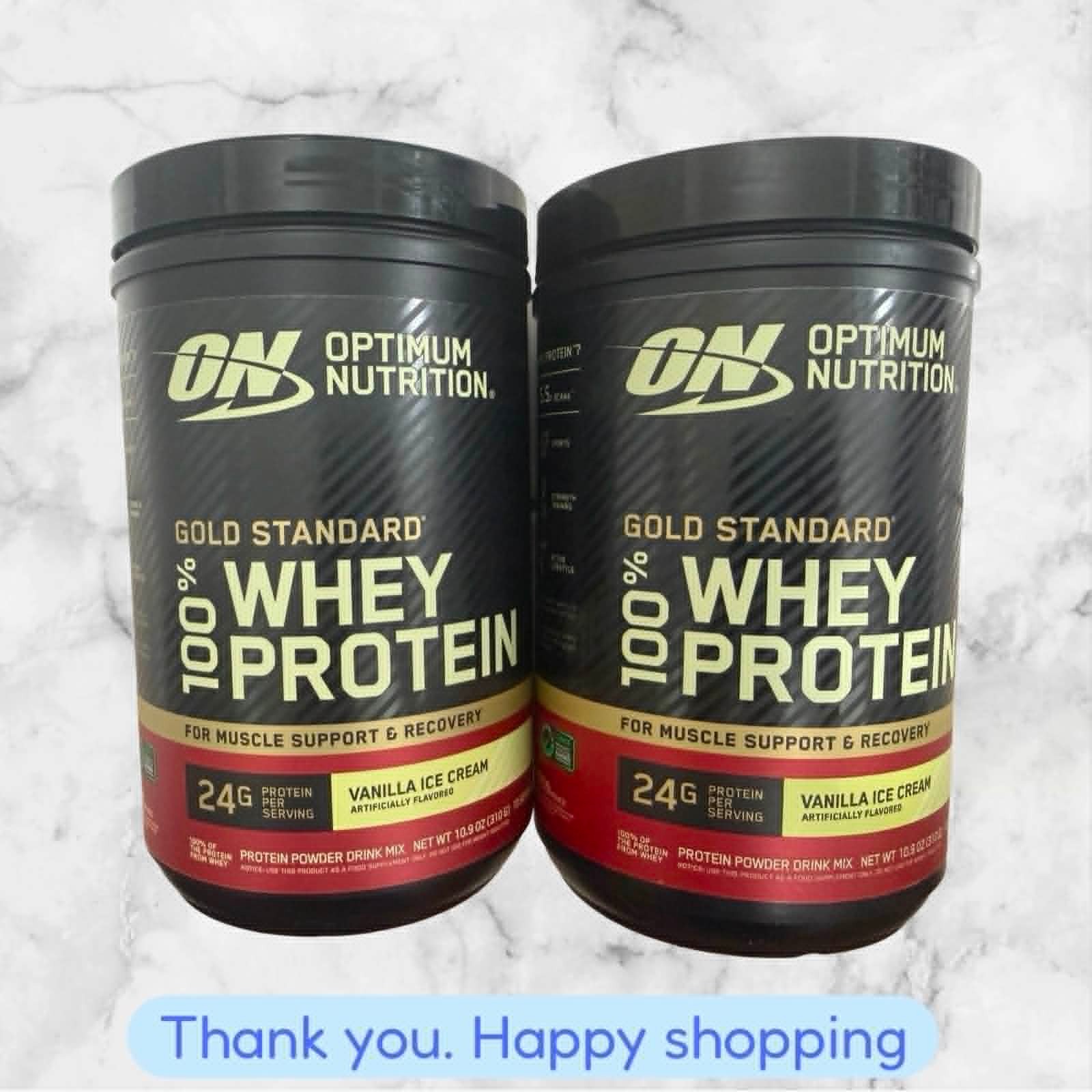 FOR 2 On Whey Protein 24g Protein Vanilla Ice Cream 10.9 Oz Each NEW SHIPPING