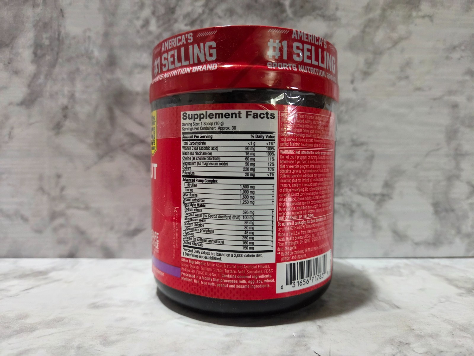 Six Star Pre-Workout Explosion 2.0 Grape 10.19 OZ OZ 6/2027