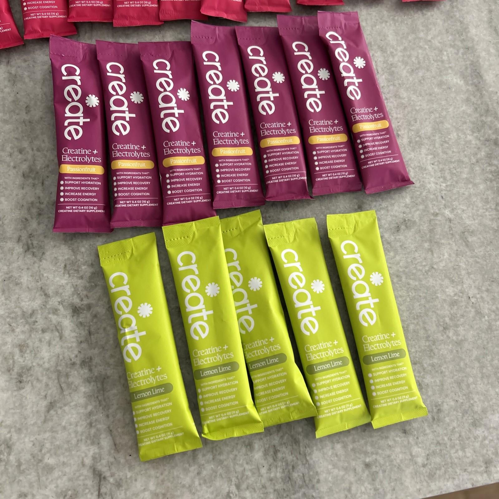 Create Creatine Monohydrate Powder Sticks-39 Variety