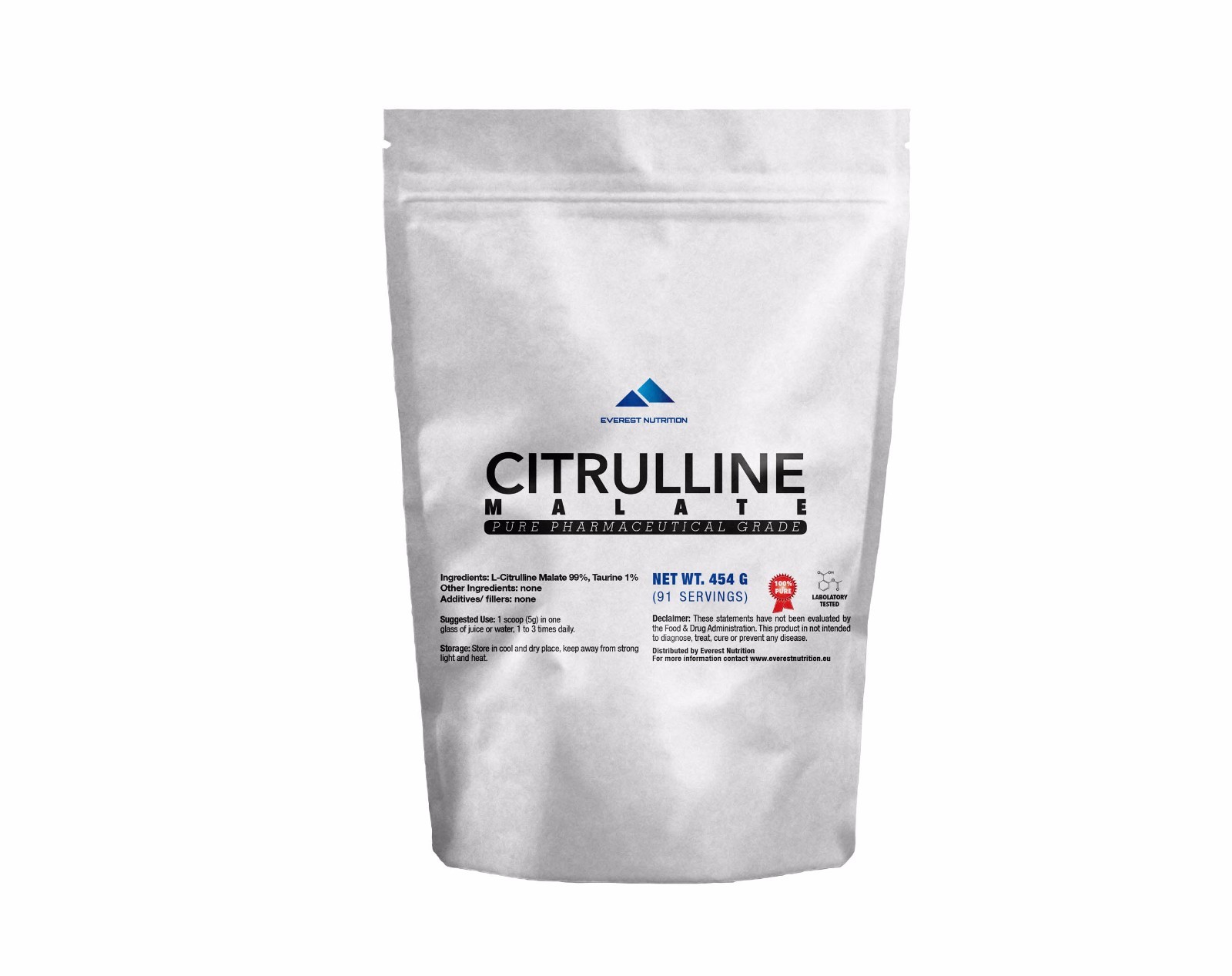 L-CITRULLINE MALATE POWDER 100% PHARMACEUTICAL QUALITY GREAT MUSCLEPUMP