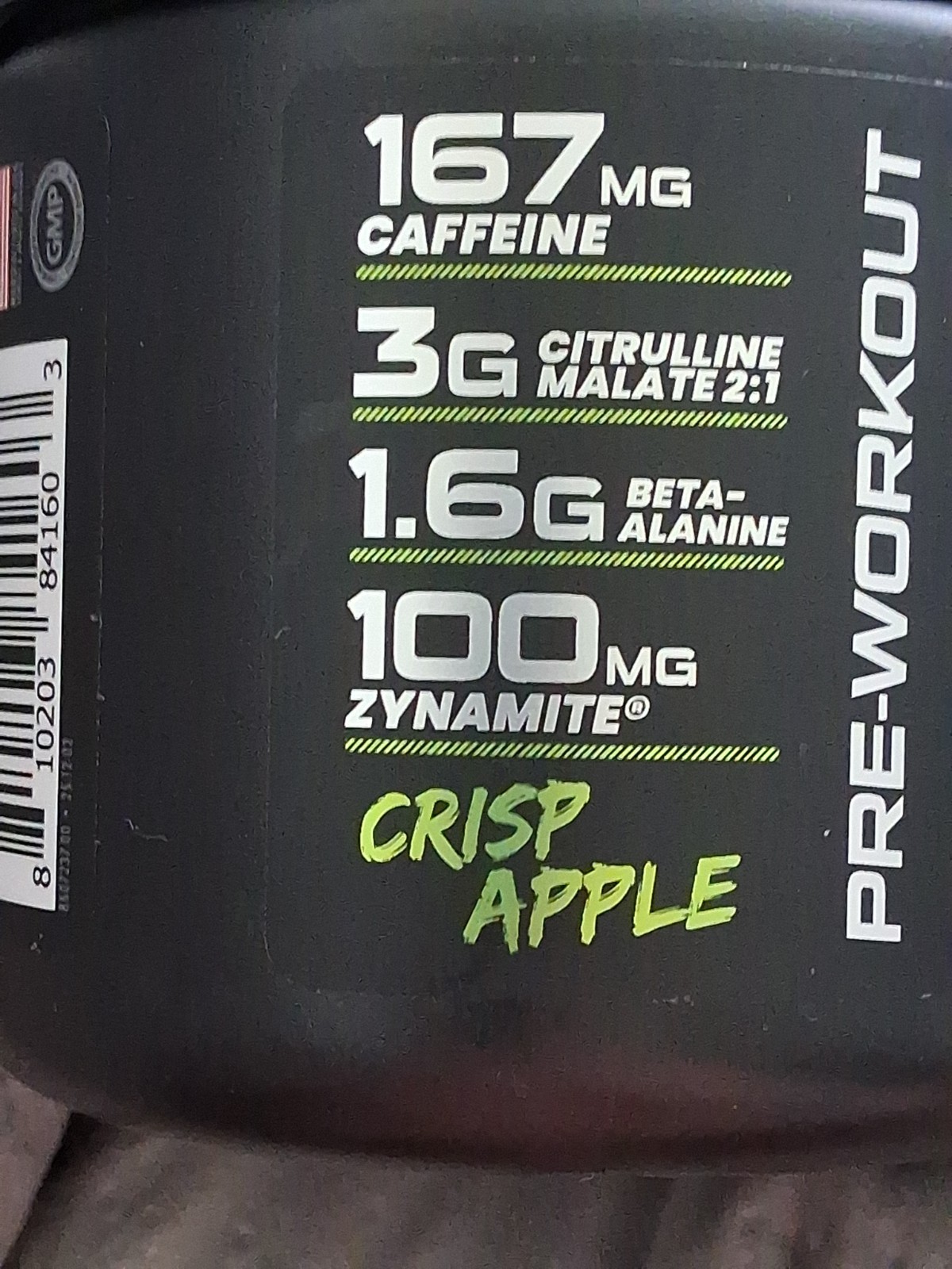 BUCKED UP OVERTIME CRISP APPLE PRE-WORKOUT 25 SER. NEW Exp. 02/2027
