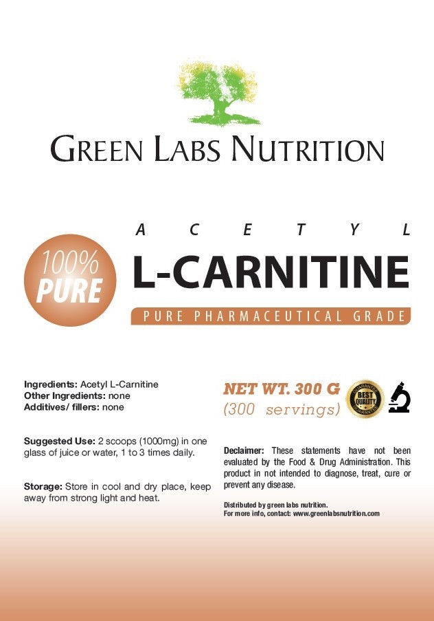 Acetyl L-Carnitine ALCAR Powder 300g – Energy, Focus, Brain & Pharma Grade