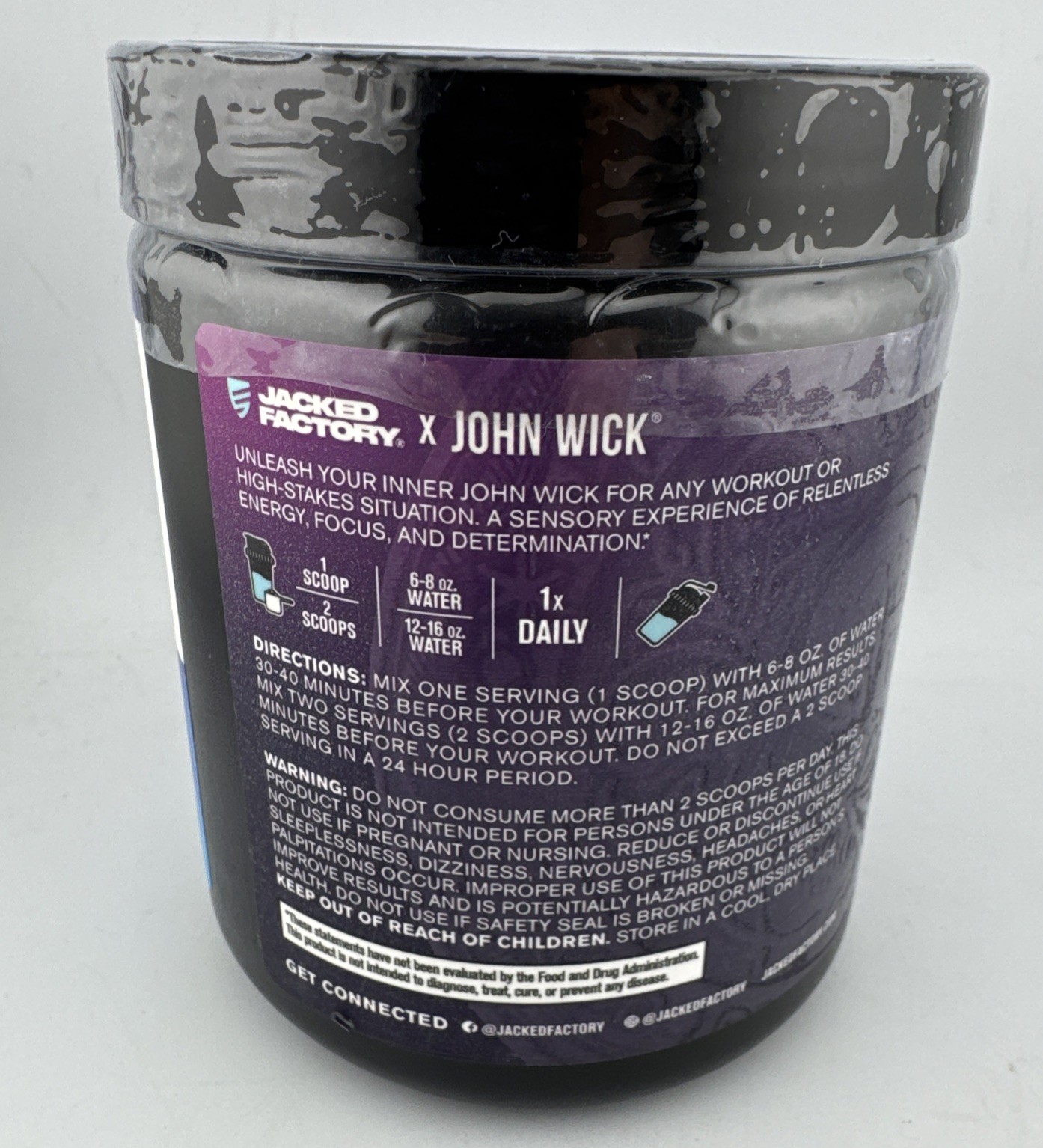 X John Wick – Nitrosurge Wick Pre Workout Supplement – Intense Energy, Battle-Re