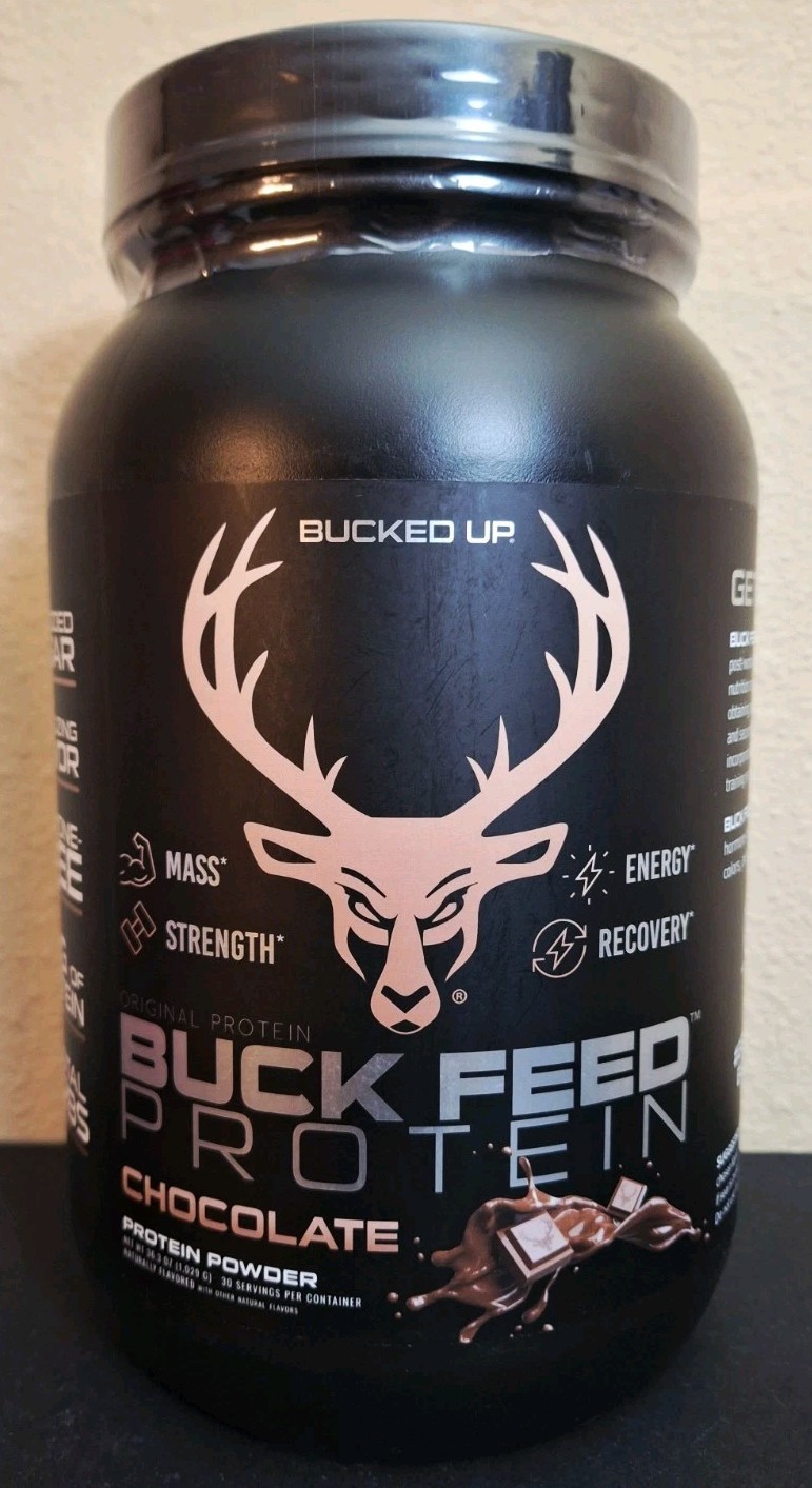 Bucked Up Whey Chocolate 🍫 30 Servings, 25g Protein, Hormone-free, 03/2028✨