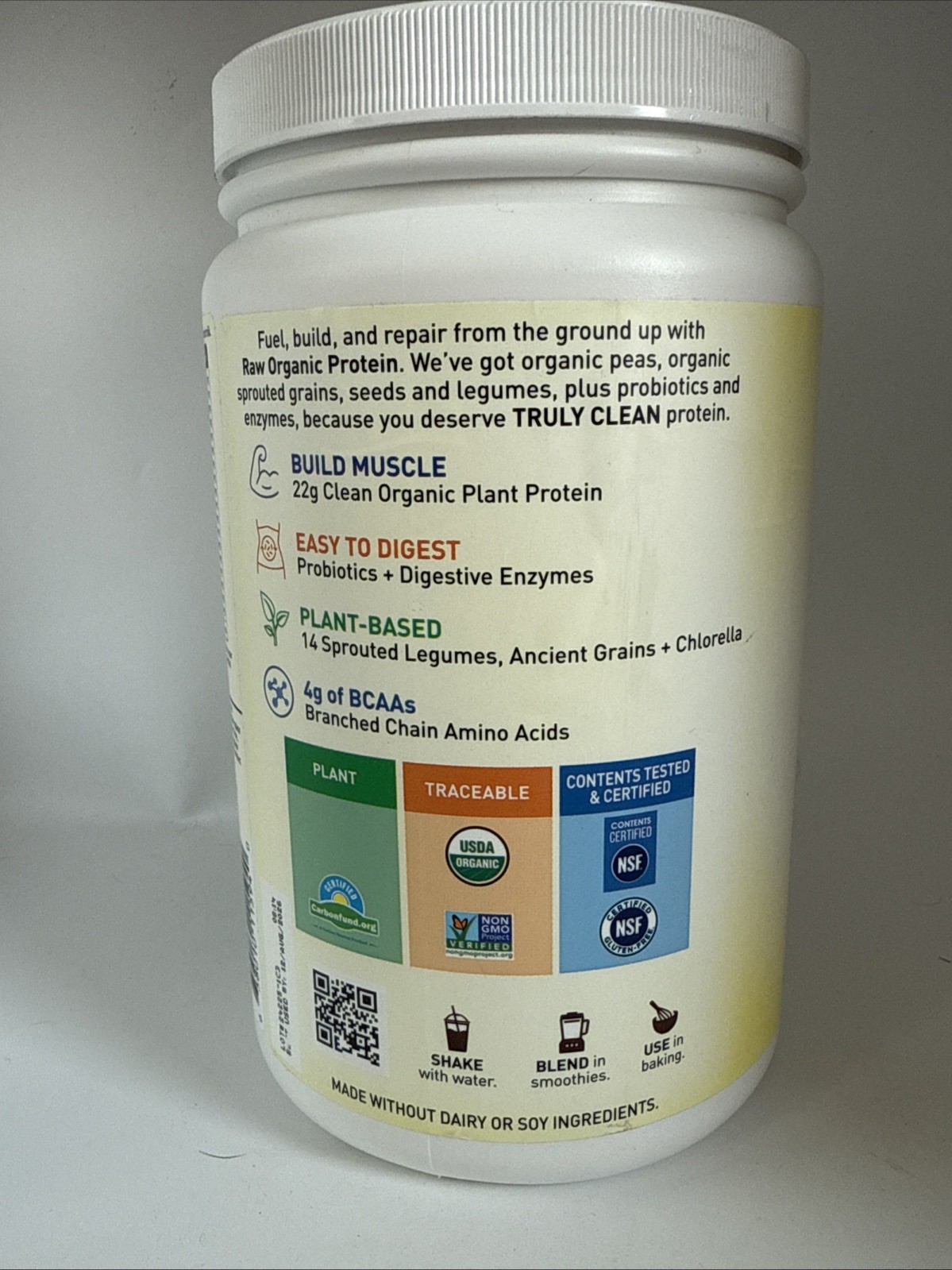Garden of Life RAW Organic Protein Plant Based Chocolate Flavor