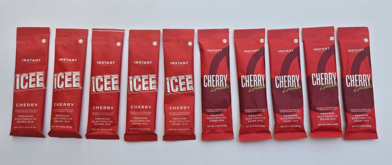 Instant Hydration Variety Pack 10 Sticks Cherry & Cherry Limeade Factory Sealed