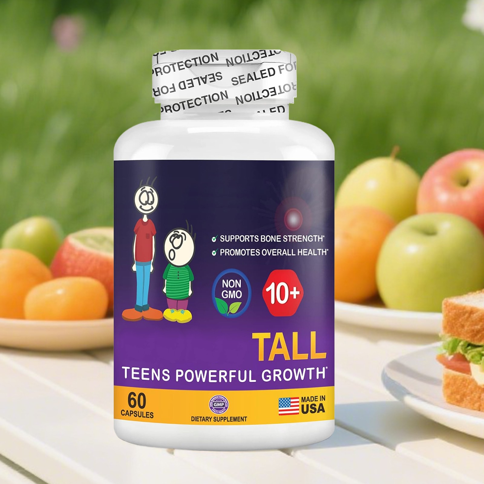 Tall Height – 10+ Development Teens Supplemental For Kids 10+ & Nutritional