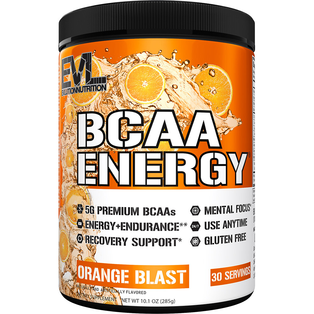 EVL BCAA Energy Most Powerful Amino Acid Pre Workout Powder for Energy, Recovery